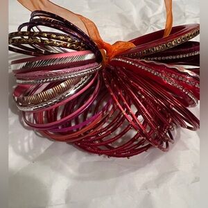 Bangle bundle: Pinks, Purple, and Red